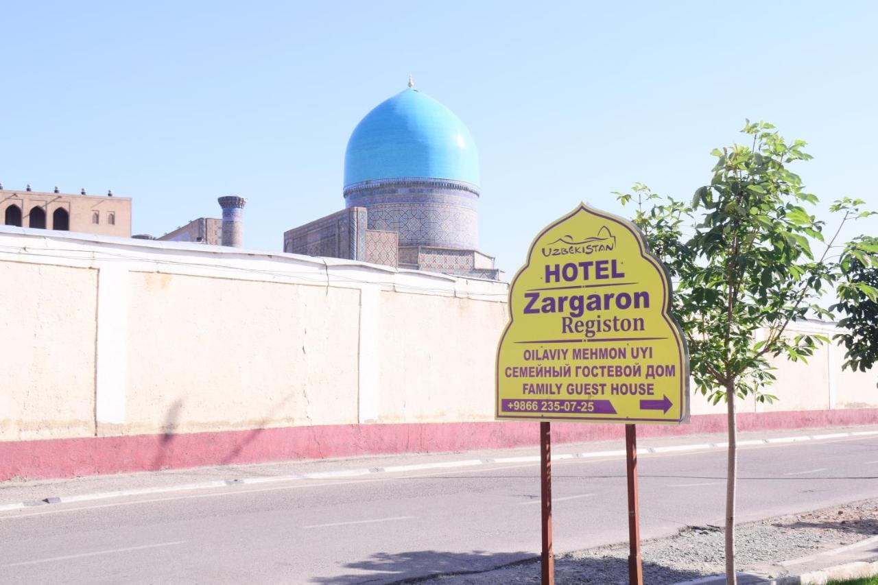 Hotel Registon Zargaron Samarkand Bagian luar foto